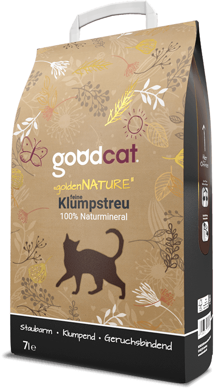 Goodcat Klumpstreu - golden Nature